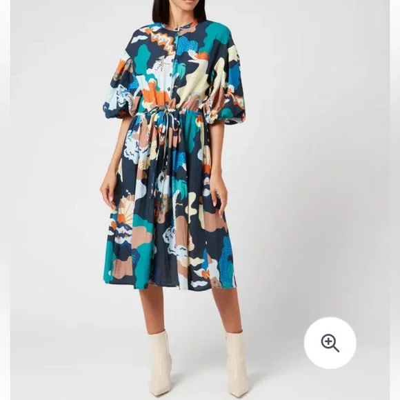 STINE GOYA | Dresses | Stine Goya Womens Blue India Landscape Print Dress Size Medium | Poshmark STINE GOYA | Dresses | Stine Goya Womens Blue India Landscape Print Dress Size Medium | Poshmark